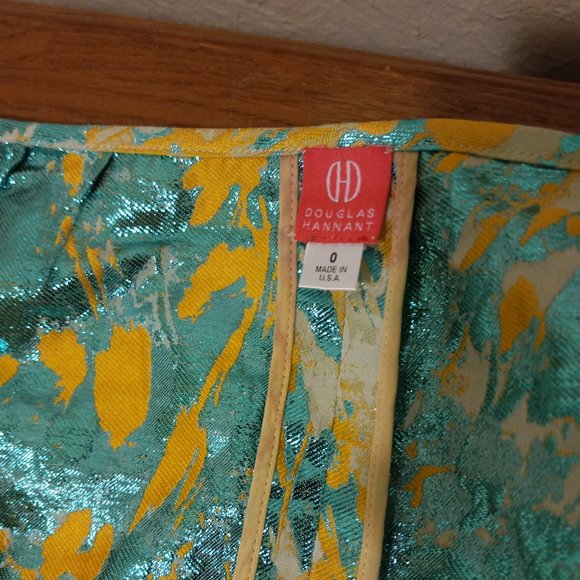 Douglas Hannant Paintbrush Stroke/Splatter Wrap Skirt Abstract Wearable Art - Picture 12 of 15